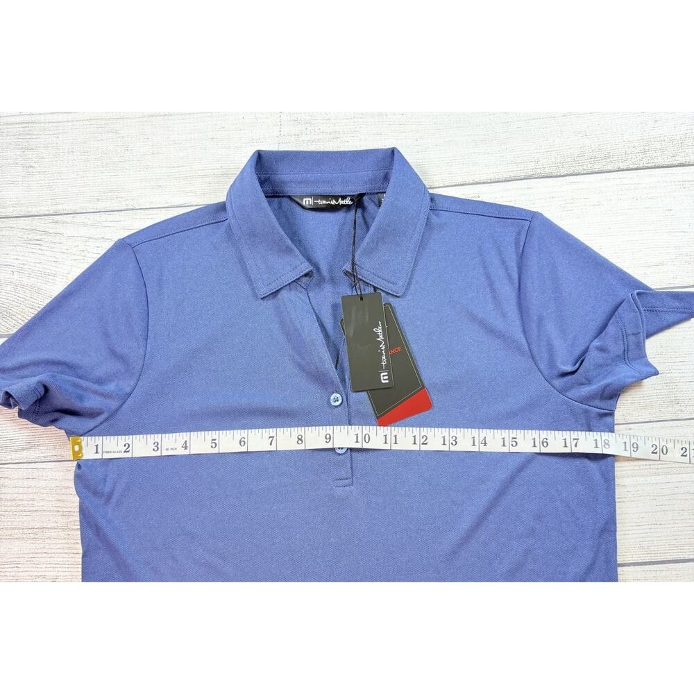 Travis Matthew Women’s Lot Of 2 Performance Lightweight Polos Blue Size M - Picture 4 of 8